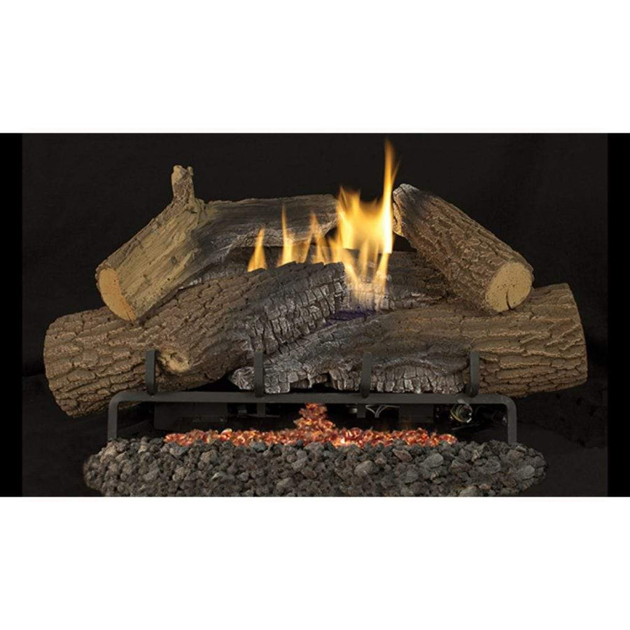 Superior 24" Rugged Stack Triple-Flame Concrete Log Set