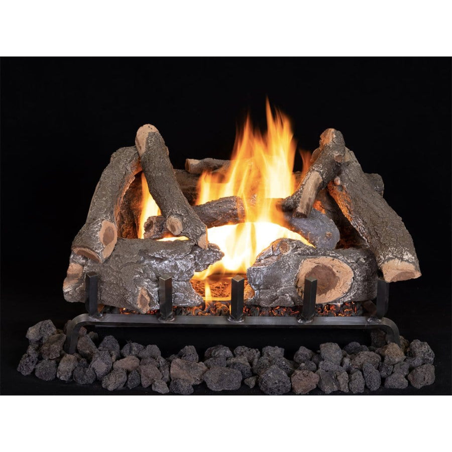 Superior 30" Ozark Charred Oak Outdoor Vented Gas Logs Dual-Burner Series