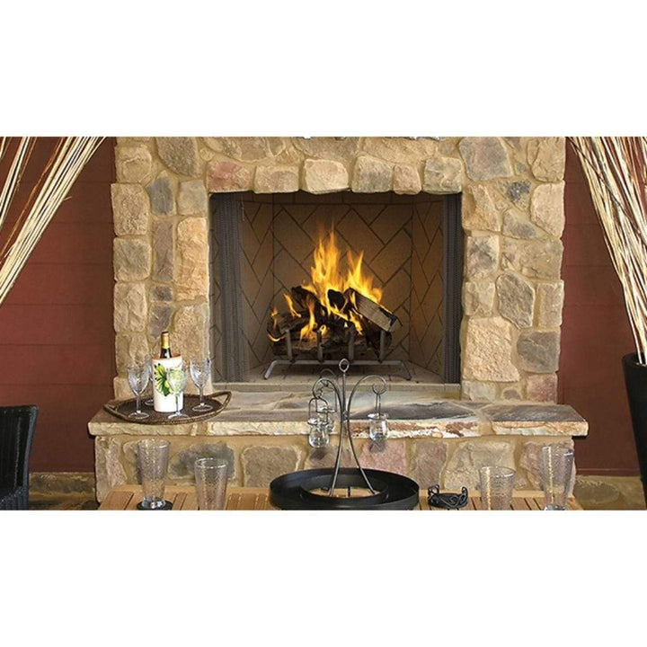 Superior 36" WRE6036 Traditional Wood Burning Outdoor Masonry Fireplace