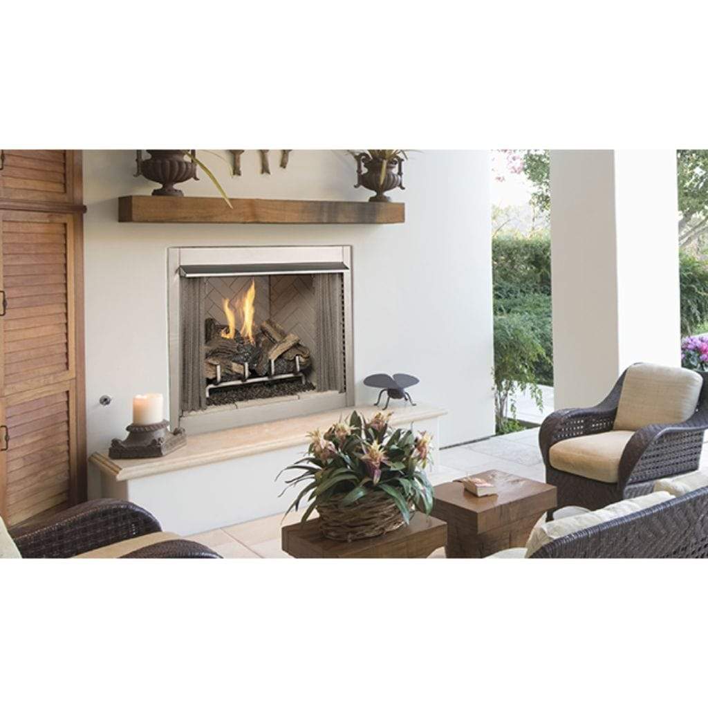 Superior 42" VRE3242 Traditional Vent-Free Outdoor Fireplace