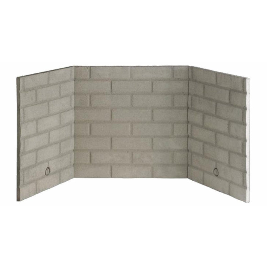 Superior 42” White Stacked Ceramic Fiber Brick Liner