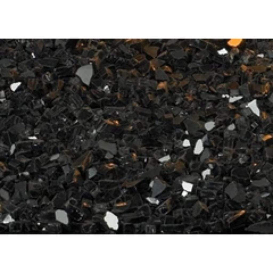 Superior 5 lb Bag Onyx Black Large Crushed Glass Media