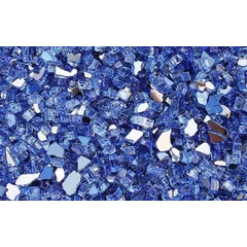 Superior 5 lb Bag Sapphire Blue Crystal Large Crushed Glass Media