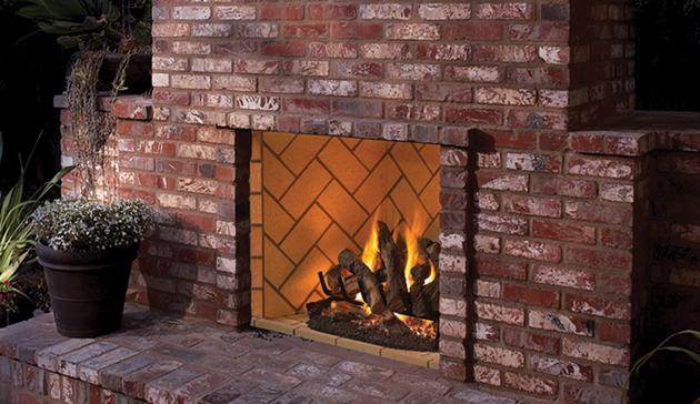 Superior 50" VRE6050 Traditional Vent-Free Outdoor Fireplace