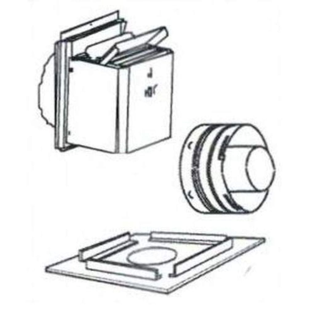 Superior 8" Diameter Horizontal Termination