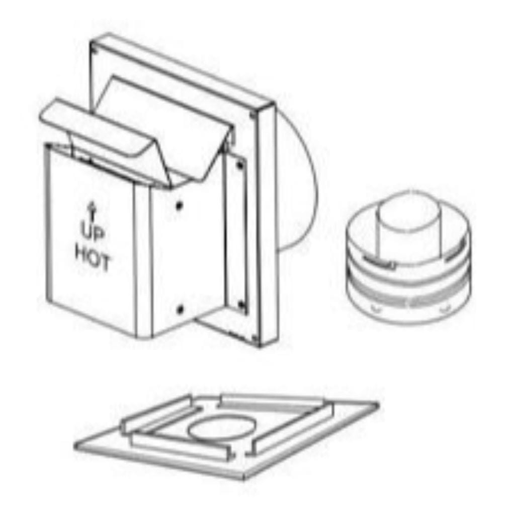 Superior Compact Termination Kit with SV4.5 Direct Vent Pipe