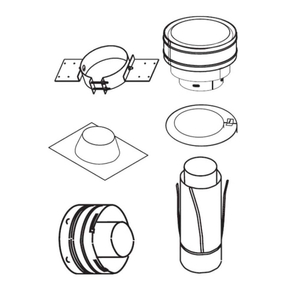 Superior Secure Flex Vertical Termination for Flex Vent - (6/12 to 12/12)