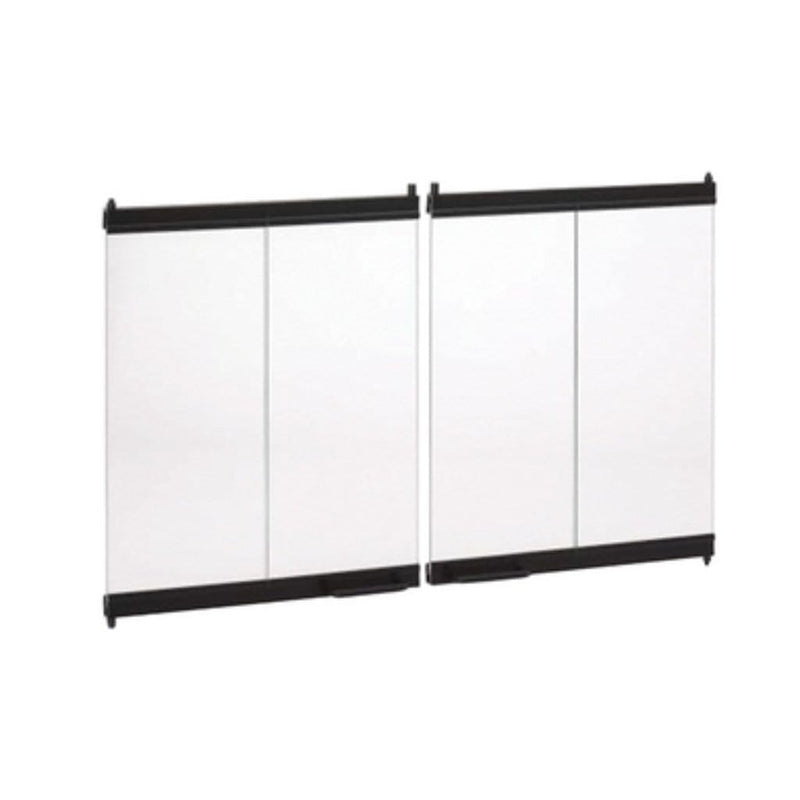 Superior Standard Bi-Fold Glass Door - Black Finish for BRT4000 Fireplaces