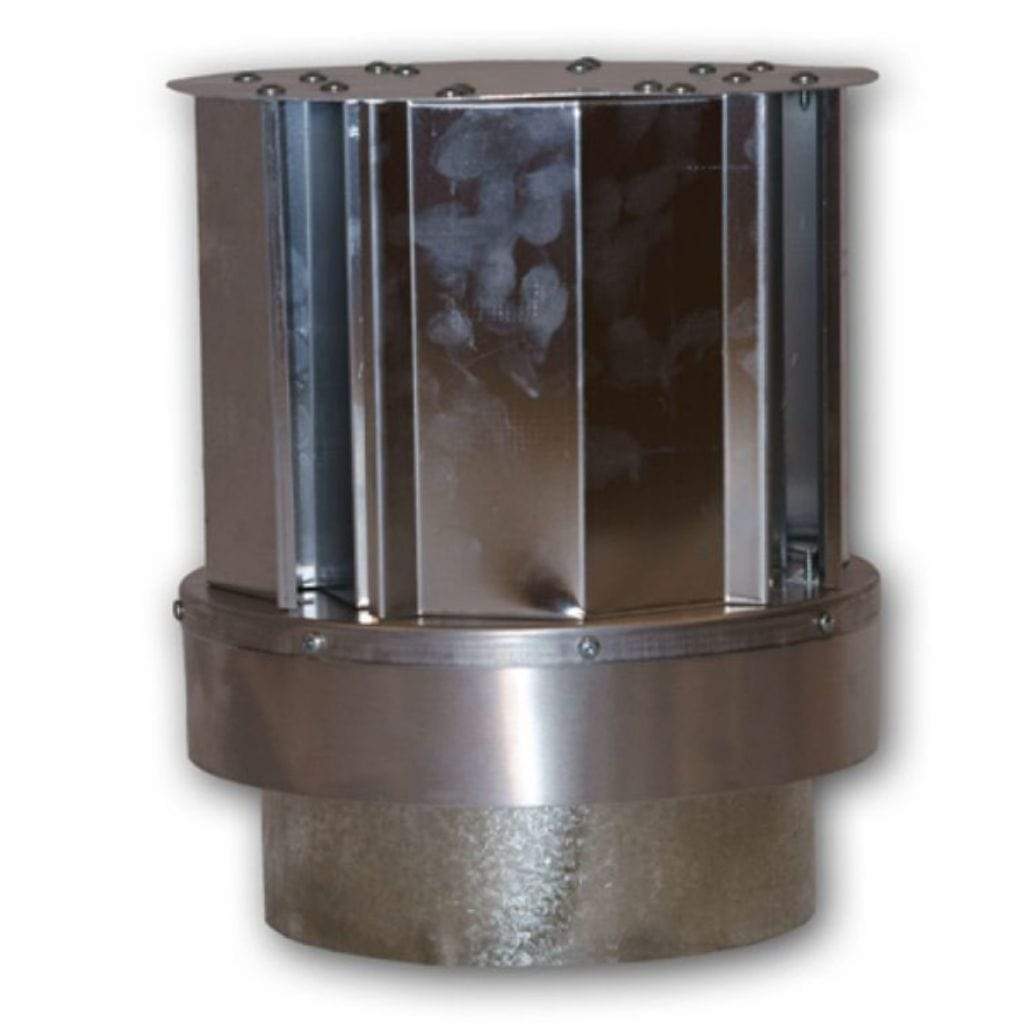 Superior Vertical Round Termination Cap - Galvanized