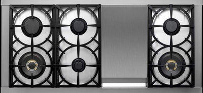 Superiore Deco 48" Gas Double Oven Freestanding Range in Black Matte with Chrome Trim (RD482GCN_C_)