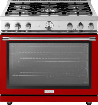 Superiore La Cucina 36" Gas Freestanding Range in High Glossy Red (RL361GPR_S_)