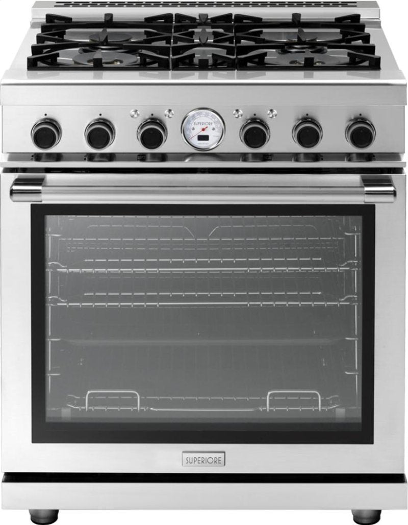 Superiore Next 30" Dual Fuel Freestanding Range in Stainless Steel (RN301SPS_S_)