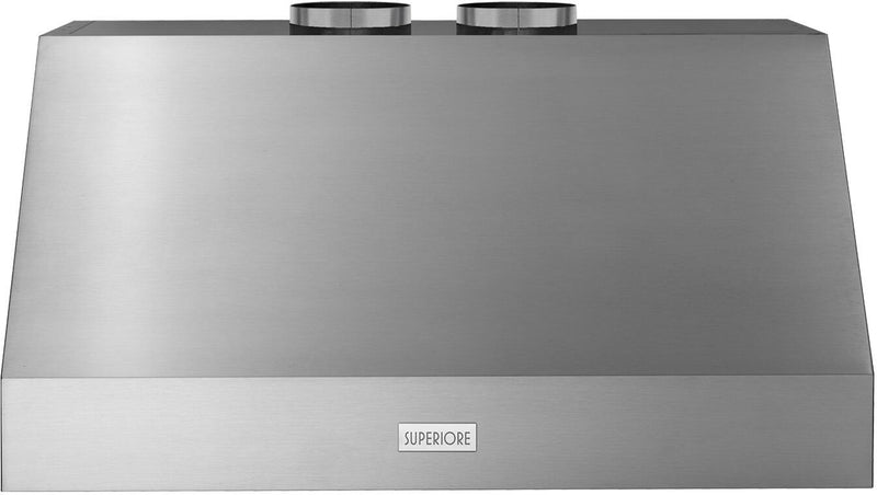 Superiore Pro 36" Pro Style Wall Mount Convertible Hood with 1200 CFM, Halogen Lights, in Stainless Steel (HP362BSS)