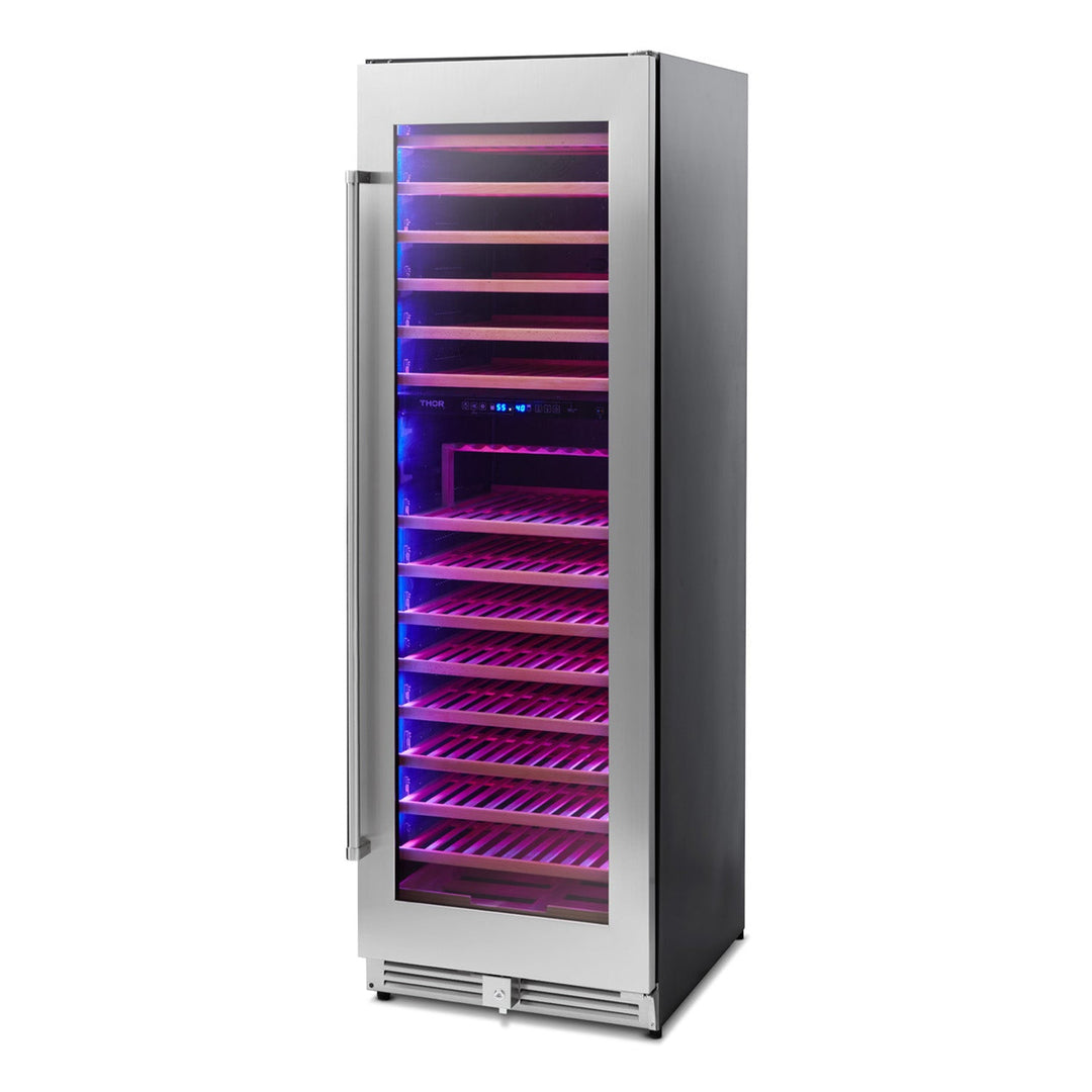 Thor Kitchen 24 Inch Wine Cabinet, Dual Zone 162 Bottles (TWC2403DI)