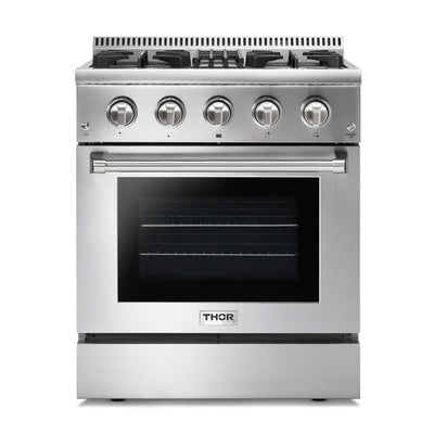 Thor Kitchen 30 Inch Professional Dual Fuel Range in Stainless Steel (HRD3088)