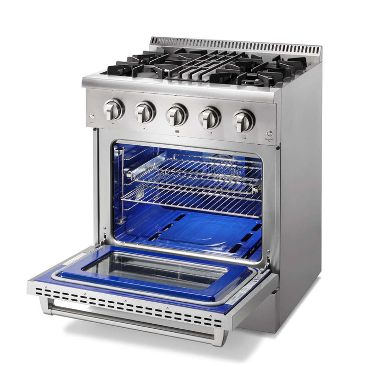 Thor Kitchen 30 Inch Professional Dual Fuel Range in Stainless Steel (HRD3088)