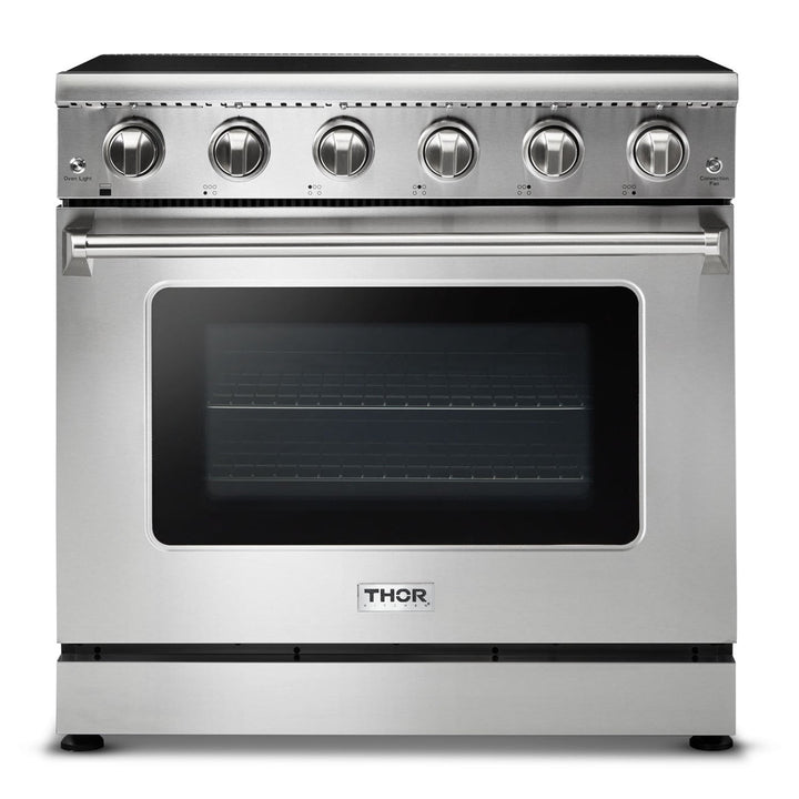 Thor Kitchen 36 Inch Professional Electric Range with 5 Elements and True Convection (HRE3601)