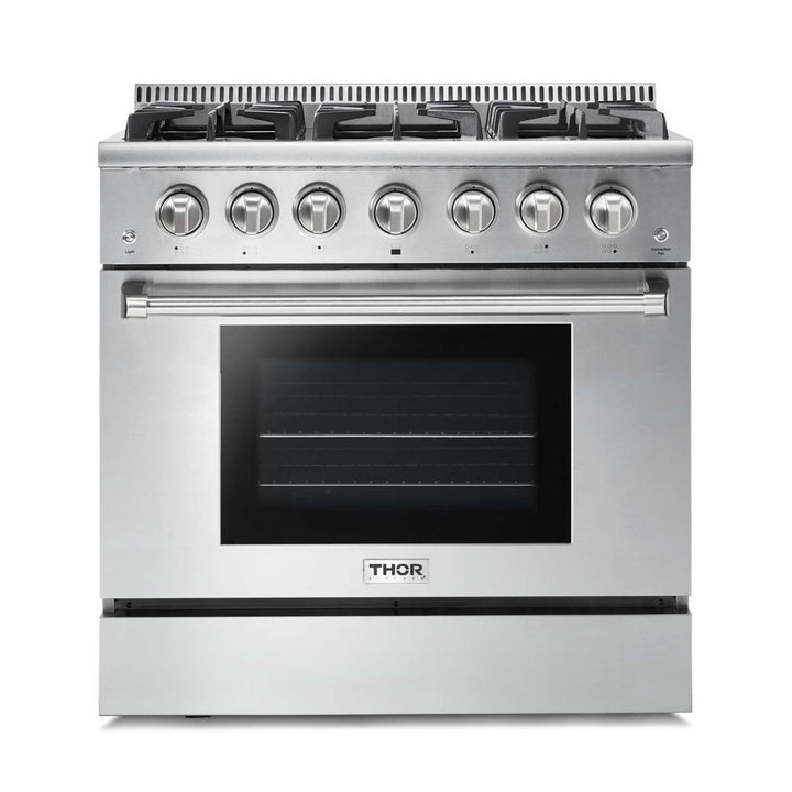 Thor Kitchen 36 Inch Professional Gas Range in Stainless Steel (HRG3618)