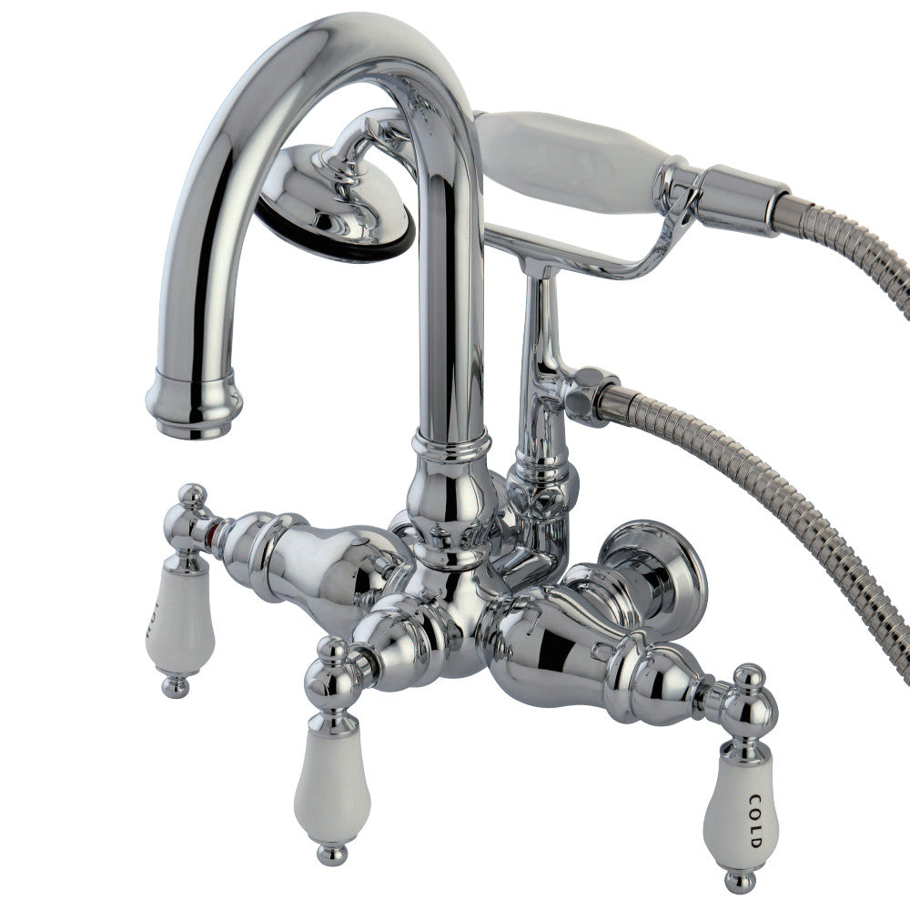 Kingston Brass Vintage Wall-Mount Clawfoot Tub Faucets