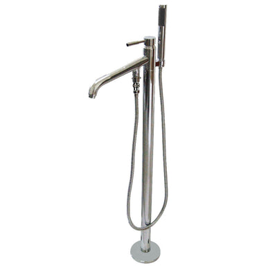 Kingston Brass KS8136DL Concord Freestanding Tub Faucet with Hand Shower,