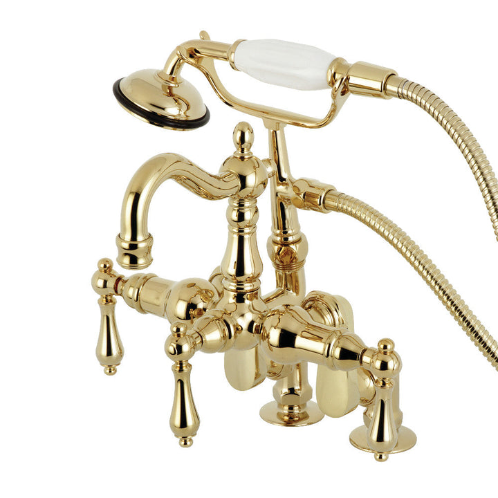 Kingston Brass CC6014T1 Vintage Clawfoot Tub Faucet with Hand Shower,