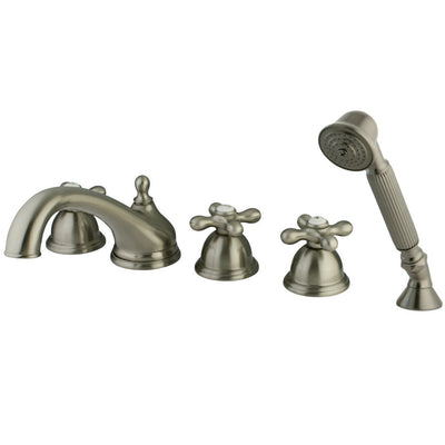 Kingston Brass KS33515AX Roman Tub Faucet with Hand Shower,