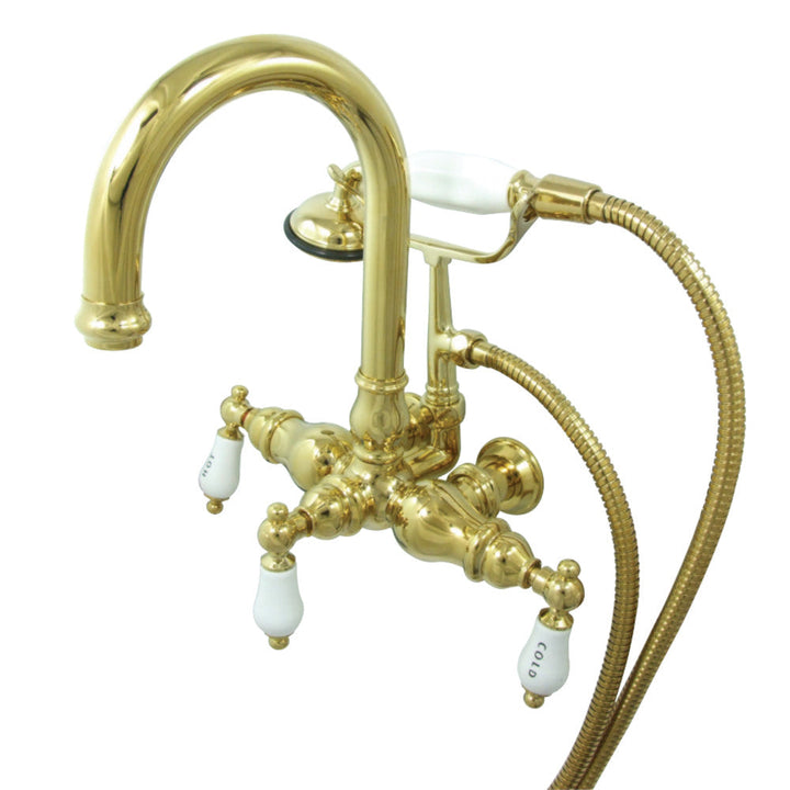 Kingston Brass Vintage Wall-Mount Clawfoot Tub Faucets