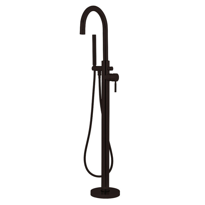 Kingston Brass KS8155DL Concord Freestanding Tub Faucet with Hand Shower,