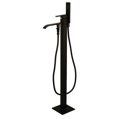 Kingston Brass KS4135QLL Executive Freestanding Tub Faucet with Hand Shower,