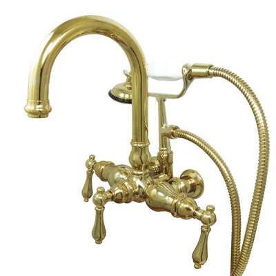 Kingston Brass Vintage Wall-Mount Clawfoot Tub Faucets