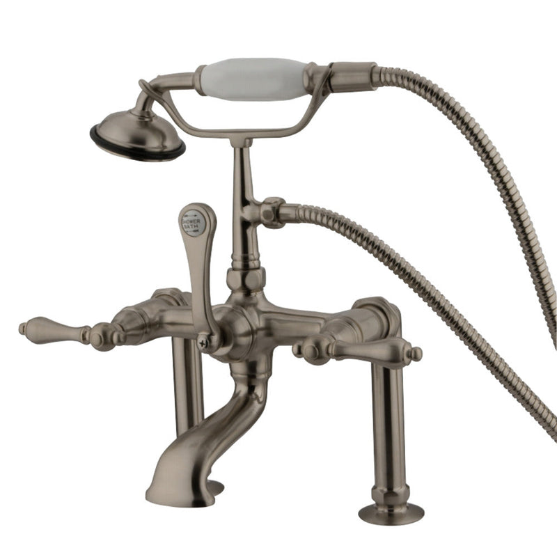 Kingston Brass CC103T5 Vintage 7-Inch Deck Mount Clawfoot Tub Faucet,