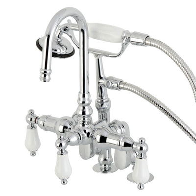 Kingston Brass CC616T1 Vintage Clawfoot Tub Faucet with Hand Shower,
