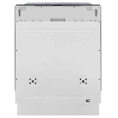 ZLINE 24" Monument Series 3rd Rack Top Touch Control Dishwasher in Stainless Steel with Colored Doors, 45dBa (DWMT-24)