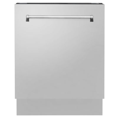 ZLINE 24" Tallac Series 3rd Rack Top Control Dishwasher in Custom Panel Ready with Stainless Steel Tub, 51dBa (DWV-24)