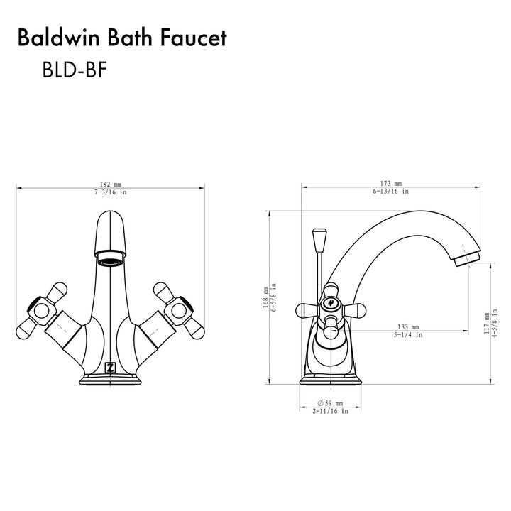 ZLINE Baldwin Bath Faucet with Color Options (BLD-BF)