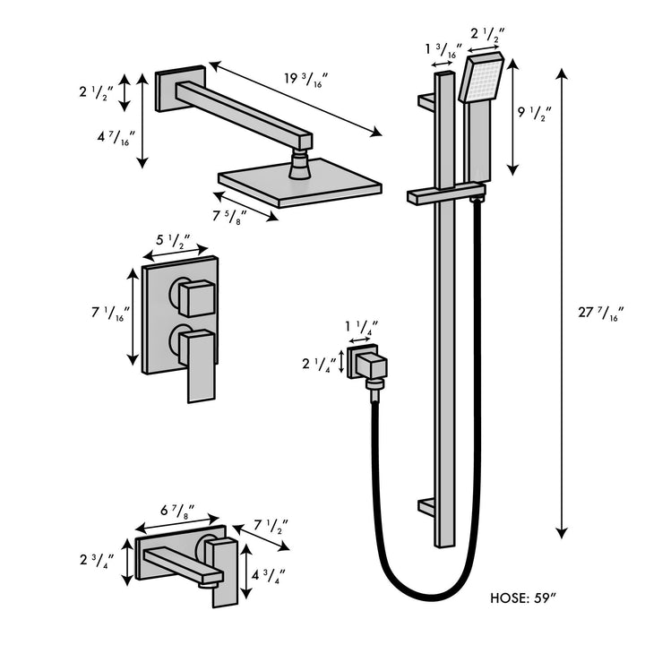 ZLINE Bliss Shower System (BLS-SHS)