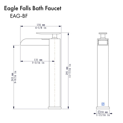 ZLINE Eagle Falls Bath Faucet with Color Options (EAG-BF)