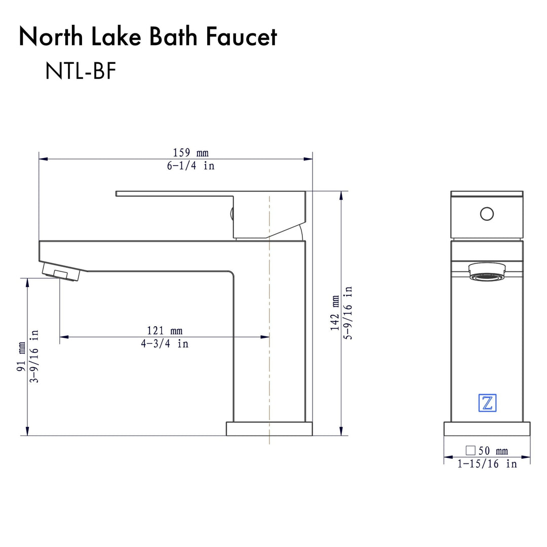 ZLINE North Lake Bath Faucet with Color Options (NTL-BF)