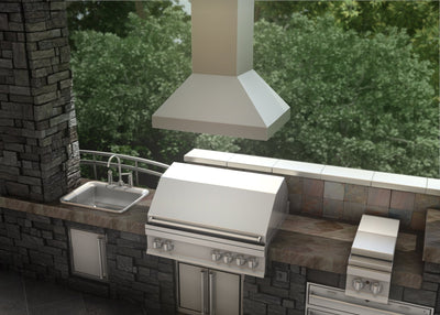 ZLINE Ducted Island Mount Range Hood in Outdoor Approved Stainless Steel (597i-304)