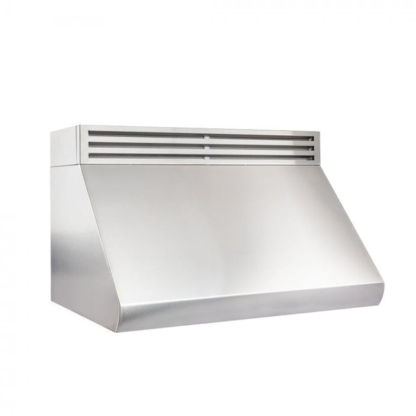 30 Inch Professional Range Hood, 16.5 Inches Tall in Stainless