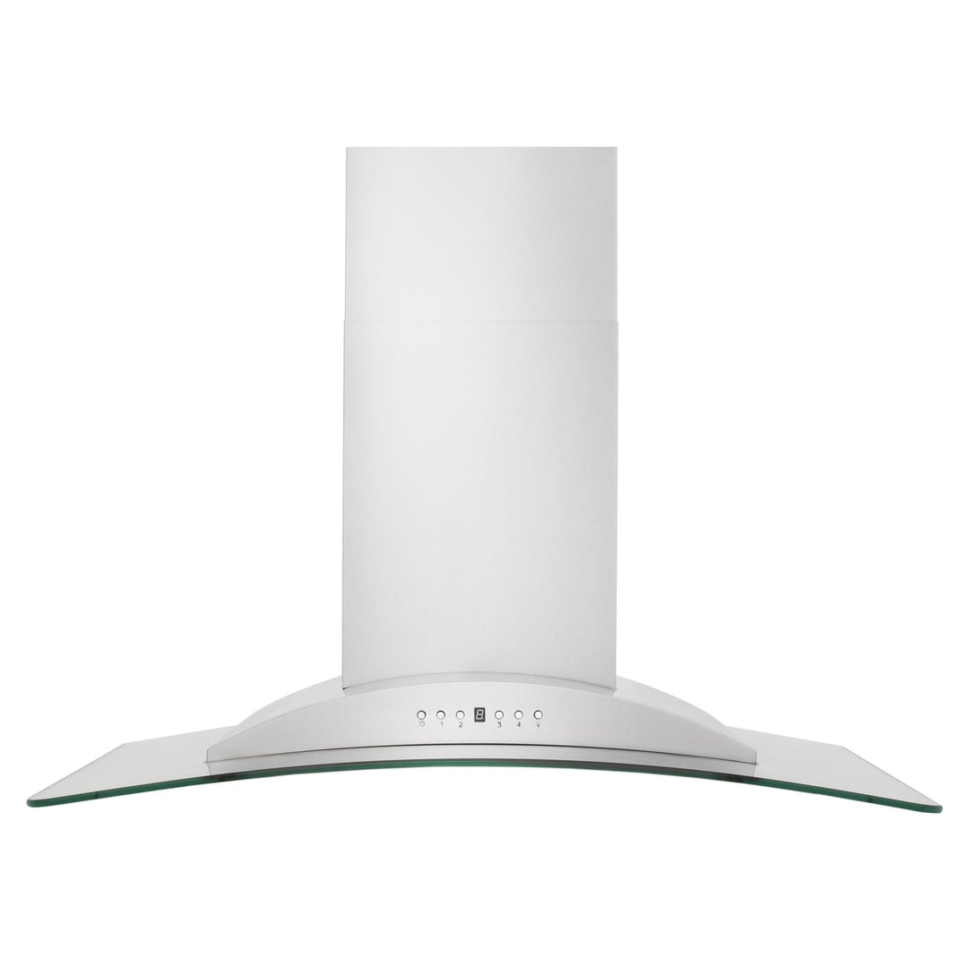 ZLINE Convertible Vent Wall Mount Range Hood in Stainless Steel & Glass (KN)