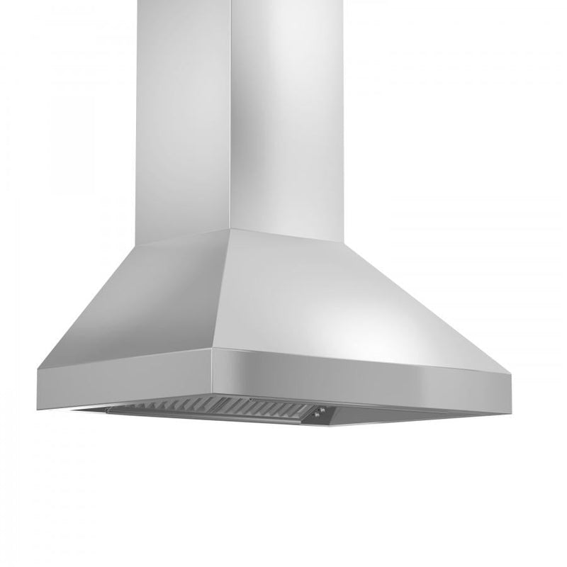 ZLINE Wall Mount Range Hood in Stainless Steel - Includes Remote Blower (597-RD/RS)