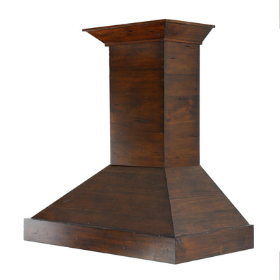 ZLINE Ducted Wooden Wall Mount Range Hood in Walnut with Remote Motor (KBRR-RS)